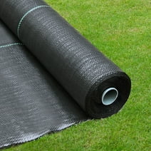 3FTx300FT Weed Barrier Landscape Fabric, Heavy Duty High Permeability Garden Weed Barrier Fabric Woven Geotextile Fabric Driveway Fabric Easy Setup Weed Cloth for Garden, Gravel, etc.