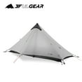 thumbnail image 1 of 3FULGEAR, Ultralight Hiking Tipi Tent, Pole-less Mono Silicone Coated  Backpacking Tent, Pro Trekking Lightweight Pyramid Tent, Waterproof & Windproof & Tear-resistant Tent, 1 of 17