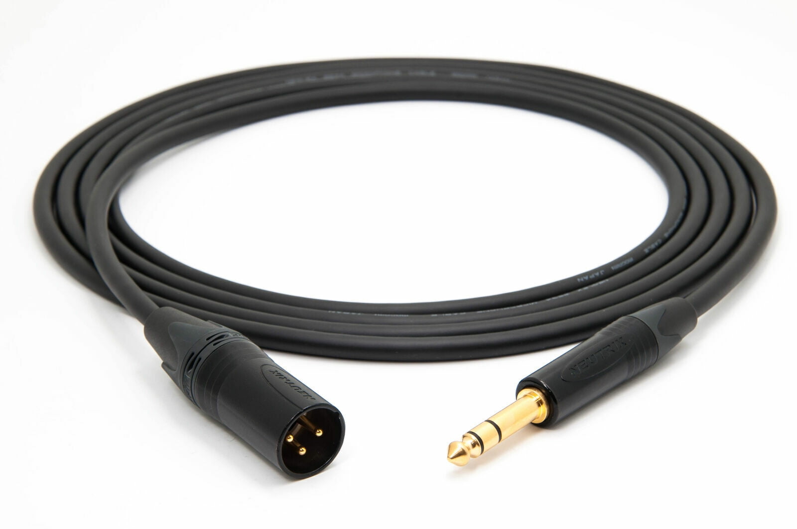 3Foot-Mogami 2534 Quad Pro Cable balanced | Neutrik Gold 6,3mm TRS Jack-XLR Male
