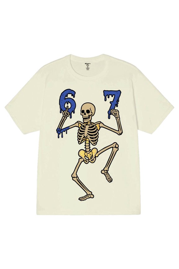 Men Skeleton Tee (Natural)
