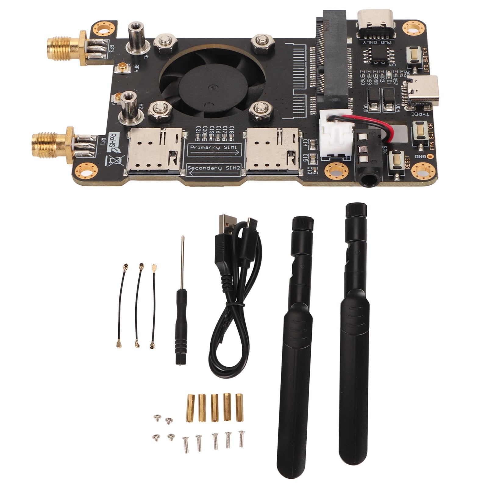 3G 4G LTE Base HAT for Asus Tinker Board for RasPi for ARTIK for Rock64 ...