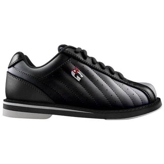 3G Kicks Black Unisex Bowling Shoes, Size 3