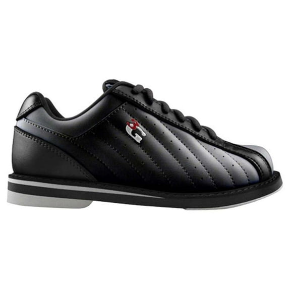 3G Kicks Unisex Bowling Shoes- Black 7 1/2 US