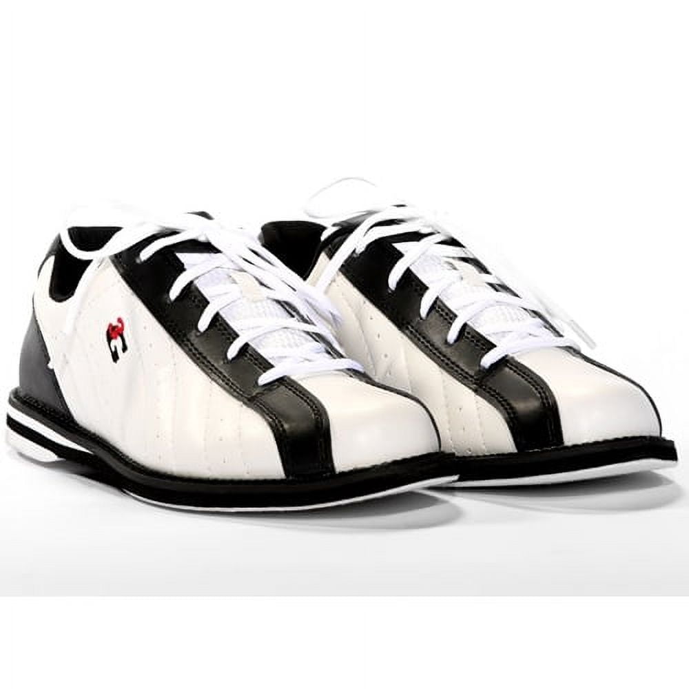 3G Kicks Unisex Bowling Shoes - Black/White, Size 8.5 US