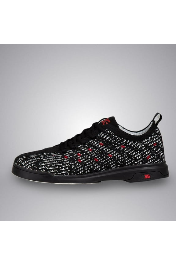 3G Men's Ascent II Right Hand Bowling Shoes - Black/White 11 M US