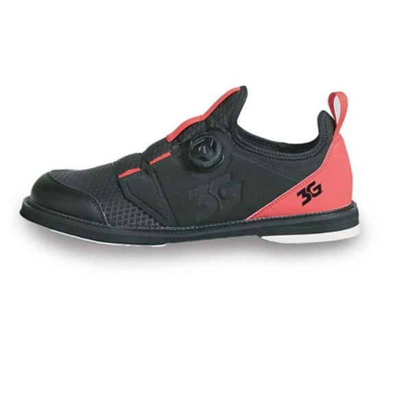 3G Men's Speed Dial Right Hand Bowling Shoes - Black/Red 10