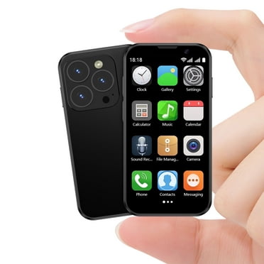 3G Mini Smartphone, 2GB+16GB, Android Phone, 3.0 HD Screen, WiFi, Pocket Phone, Face Unlock, Easy to Use, Mini Phone, Christmas Gift, Black.