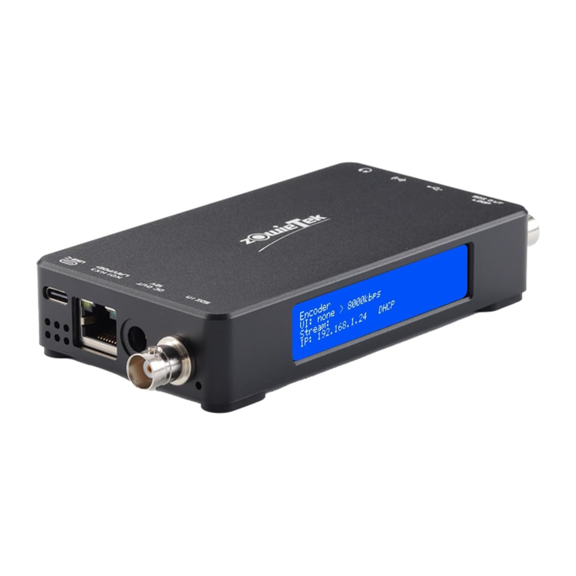 3G SDI IP Video Streaming Encoder Decoder, ZowieBox, SRT RTMP RTMPS RTSP, UVC to SDI, SDI Video Capture Extender with Loopout, Standalone H.265/H.264 Live Streaming with PoE