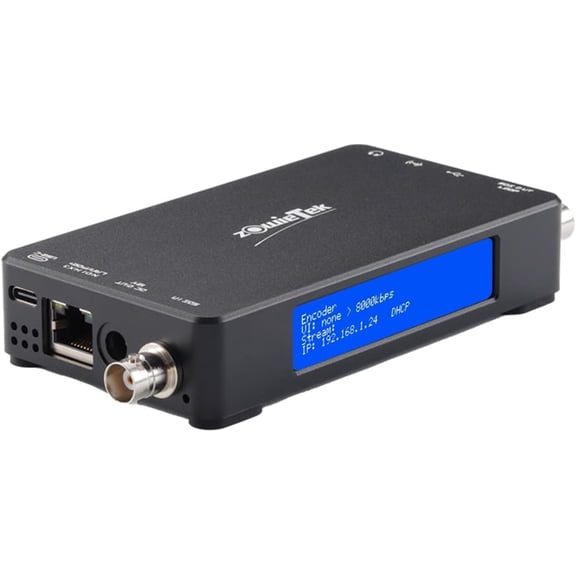 3G SDI IP Video Streaming Encoder Decoder, ZowieBox, SRT RTMP RTMPS RTSP, UVC to SDI, SDI Video Capture Extender with Loopout, Standalone H.265/H.264 Live Streaming with PoE