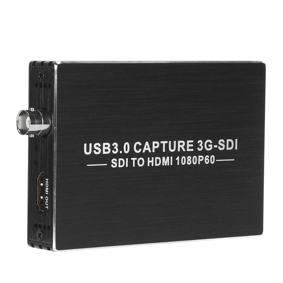 3G-SDI to HDMI Video Capture Card, 1080P USB 3.0 Live Streaming Recording Device for Broadcasting, Gaming, and Video Conferencing