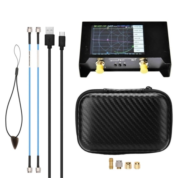 3GHz VNA V2 Vector Network Analyzer Shortwave Antenna Analyzer HF VHF UHF VNA 10KHz -3GHz ,Widely Use
