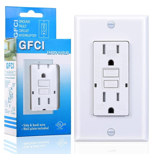 3GRACE 15 Amp GFCI Outlet, Tamper-Resistant, Weather Resistant ...