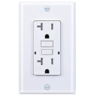 Printed Electrical Double Outlet with matching Wall Plate - Fish &  Dragonfly 
