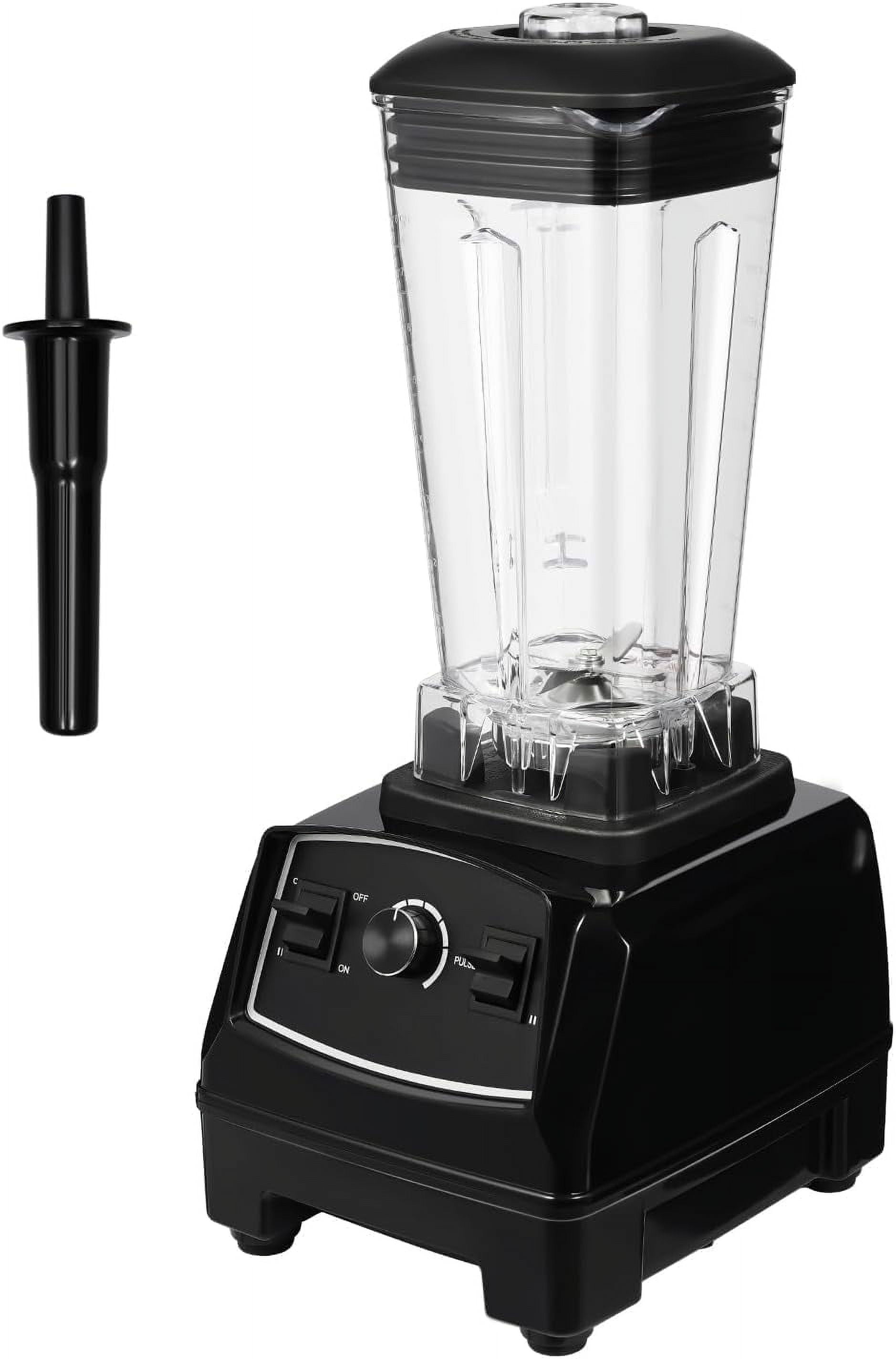 3HP 2200W Heavy Duty High Speed 45000RPM Smoothie Blender, 68 Ounce (2L) Capacity, Black
