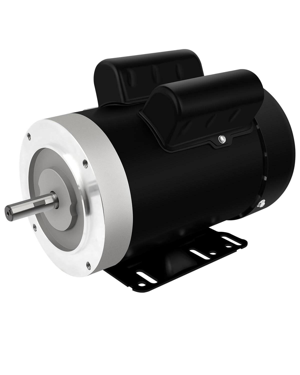 3HP Air Compressor Motor 3450 RPM Electric Motor Compressor Electric Motor, Single Phase 56 Frame 208-230V 5/8" Shaft 60Hz CW/CCW TEFC