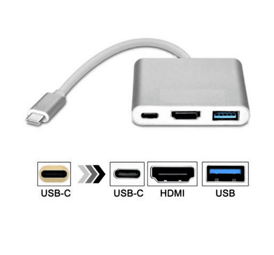 Ripley - ADAPTADOR USB-C A HDMI USB 3.1 TIPO C A HDMI 4 K