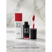 3INA The Longwear Lipstick Shade 508 Classic Red 7ml / 0.23 fl oz Long Lasting Liquid Lipstick New