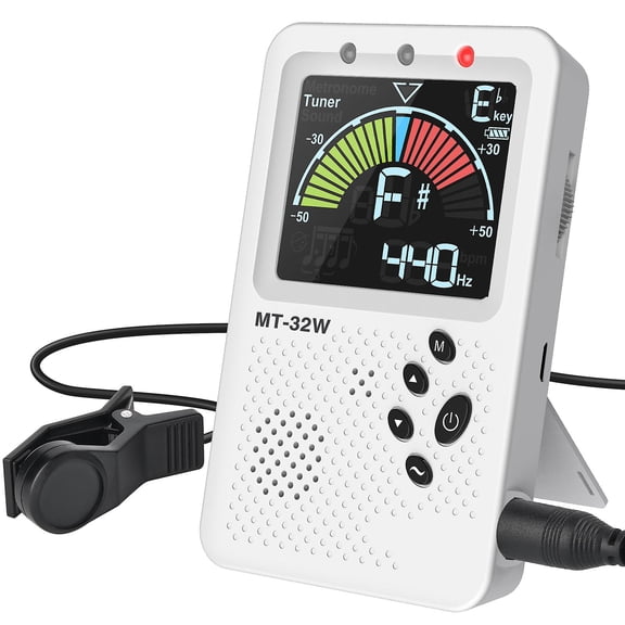 3In1 Digital Metronome Tuner Tone Generator W Battery Guitar Bass Violin Ukulele