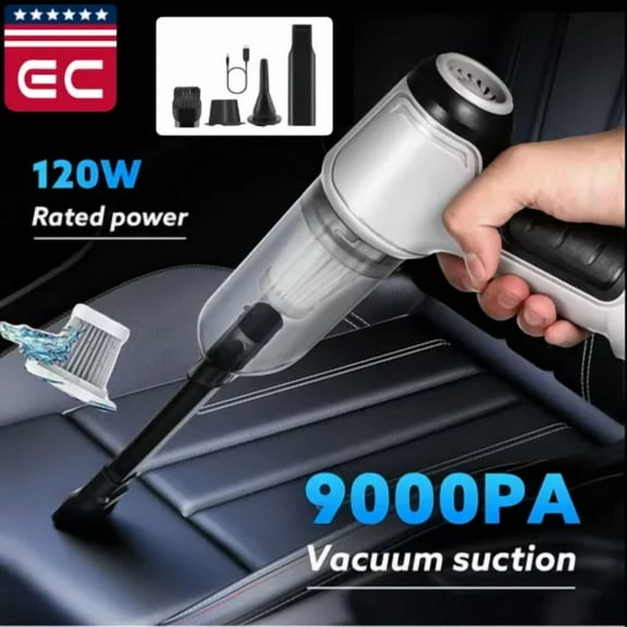 3In1 Handheld Cordless Car Home Vacuum Cleaner 9000Pa Mini Air Blower Duster Us