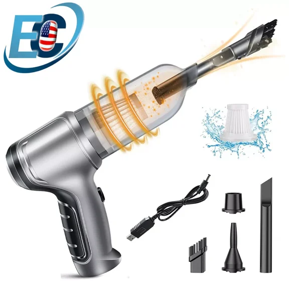 3In1 Portable Handheld Cordless Car Vacuum Cleaner For Auto Office Home Cleaning