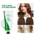 3In1 Styling Cream for Flyaways Hair Styling Cream for Slick Back Hair Add Smoothes Anti