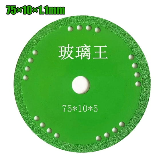 3Inch Cutting Disc Saw Blade Cutting For Glass Jade For Crystal Wine Bottles Metal 75×10×1.1Mm