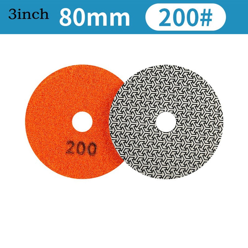 3Inch Electroplated Diamond Dry Polishing Pad For Granite Marble