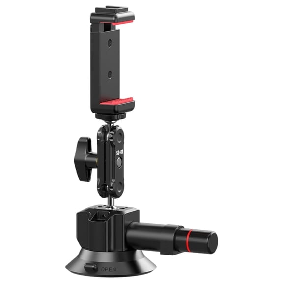 3Inch Extension Vacuum Suction Cup Mount For Action Camera Aluminum Holder With 20KG Load Capacity