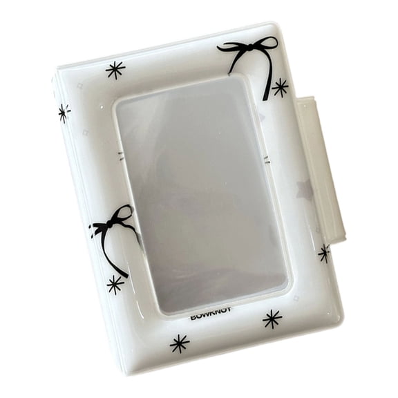 3Inch Mini Photo Album Cartoon Design Photocard Holders with 32 Pockets for Kpop Idol Fan and Photography Lover Gift