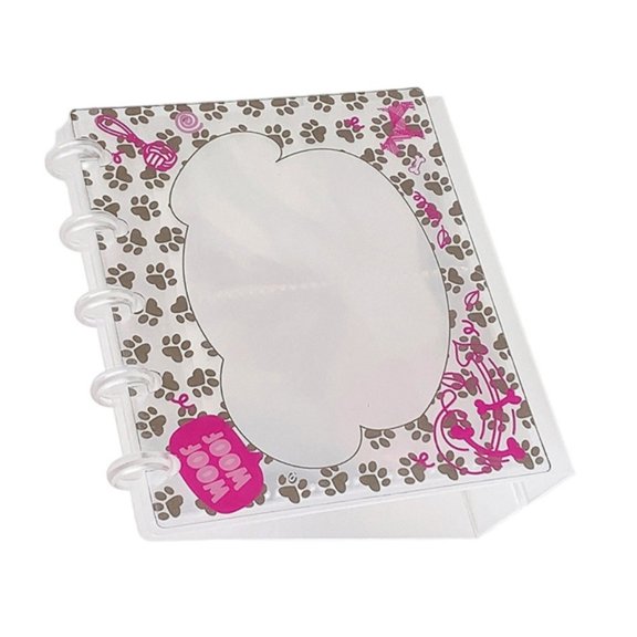 3Inches Mini Calendar Photo Album Standing Picture Album Clear Photo Card Holder With 20 Pocket Tabletop Display