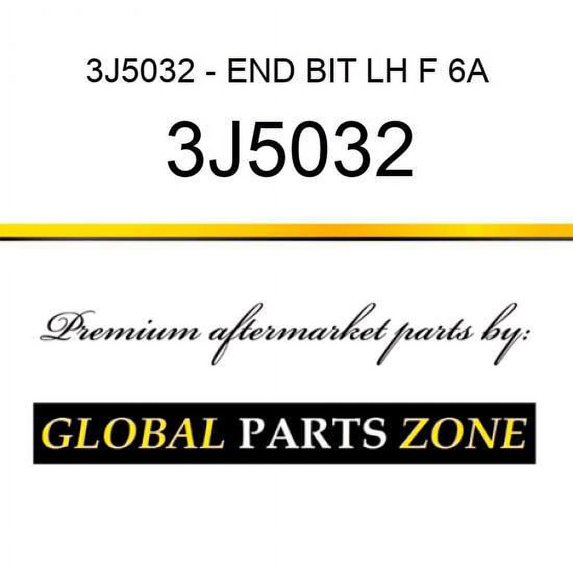 3J5032 - END BIT LH F 6A/5A fits Caterpillar (CAT)