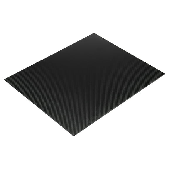 3K Carbon Fiber Plate Panel Sheets, 400 x 400 x 6mm Carbon Fiber Board Flexible for RC Aircraft (Twill Matte)