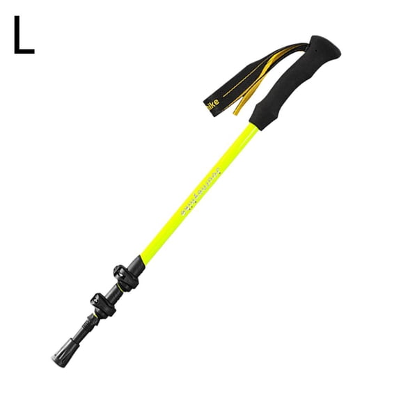 3K Carbon Fiber Trekking Poles Lightweight 169g Quick Lock All-Terrain Hiking Staff with Anti-Slip Grip