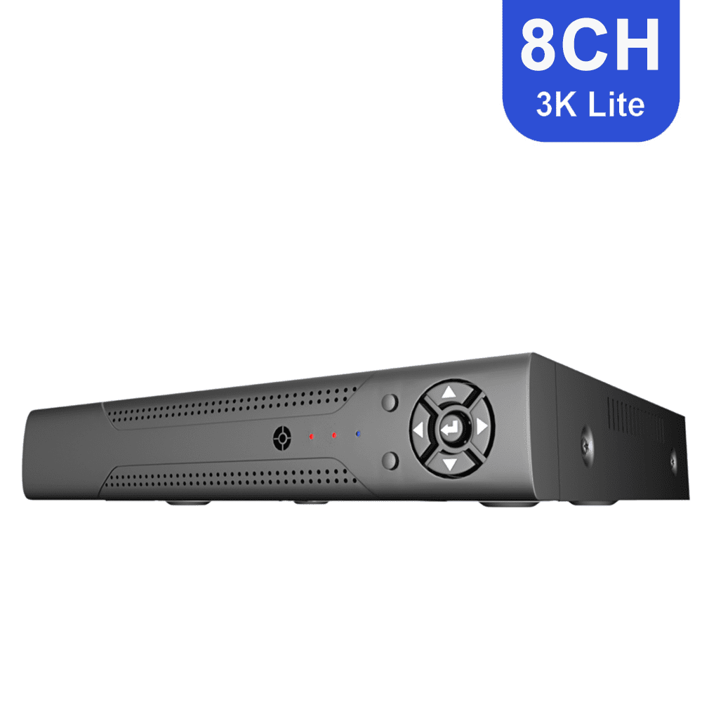 3K Lite 8CH Digital Video Recorder,H.265+ Hybrid 5-in-1 DVR with AI ...