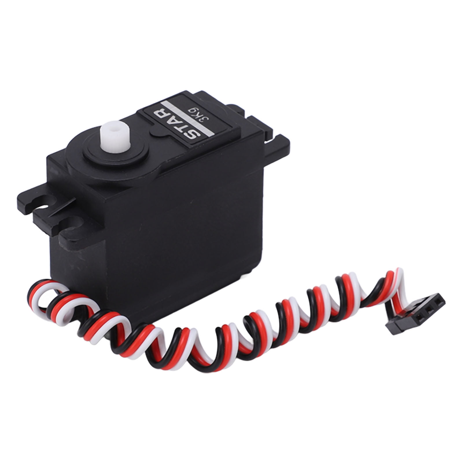3KG Plastic RC Car Steering Servo Black RC Steering Gear for BONZAI 1/
