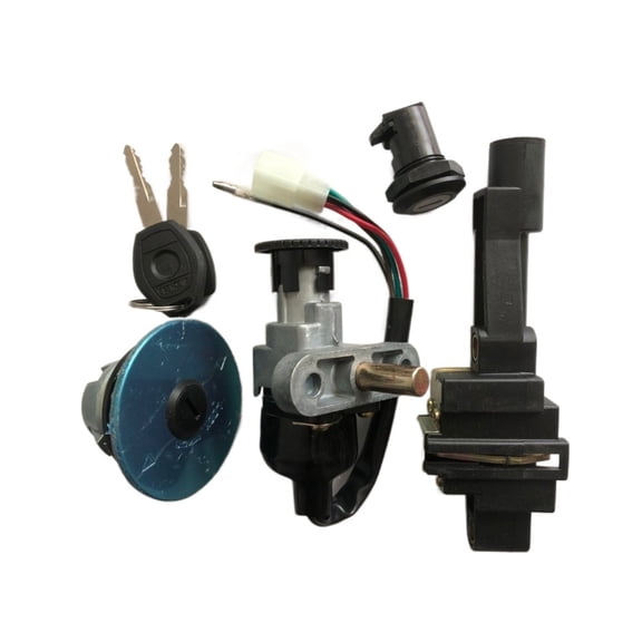 3KJ JOG 50 Lock Ignition Key Switch Set Seat Lock Key Kit For QJ For Keeway For Yamaha Motorcycle Spare Part