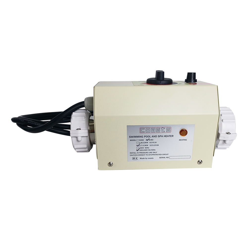 3KW Electric Water Heater Thermostat For Swimming Pool Bathtub SPA Bath For Massage Hot Tub