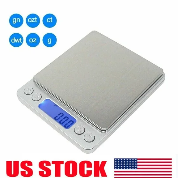 3Kg Food Kitchen Scale Digital Gram Jewelry Gold Grain Food Minisize Weight Loss