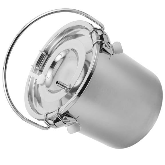 3L/5L Heavy-Duty Milking Equipment Stainless Steel Rustproof Bucket For Sheep Cattle & Goats