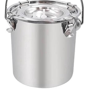 3L/5L Heavy-Duty Milking Equipment Stainless Steel Rustproof Bucket For Sheep Cattle & Goats