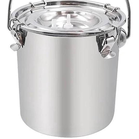 3L/5L Heavy-Duty Milking Equipment Stainless Steel Rustproof Bucket For Sheep Cattle & Goats