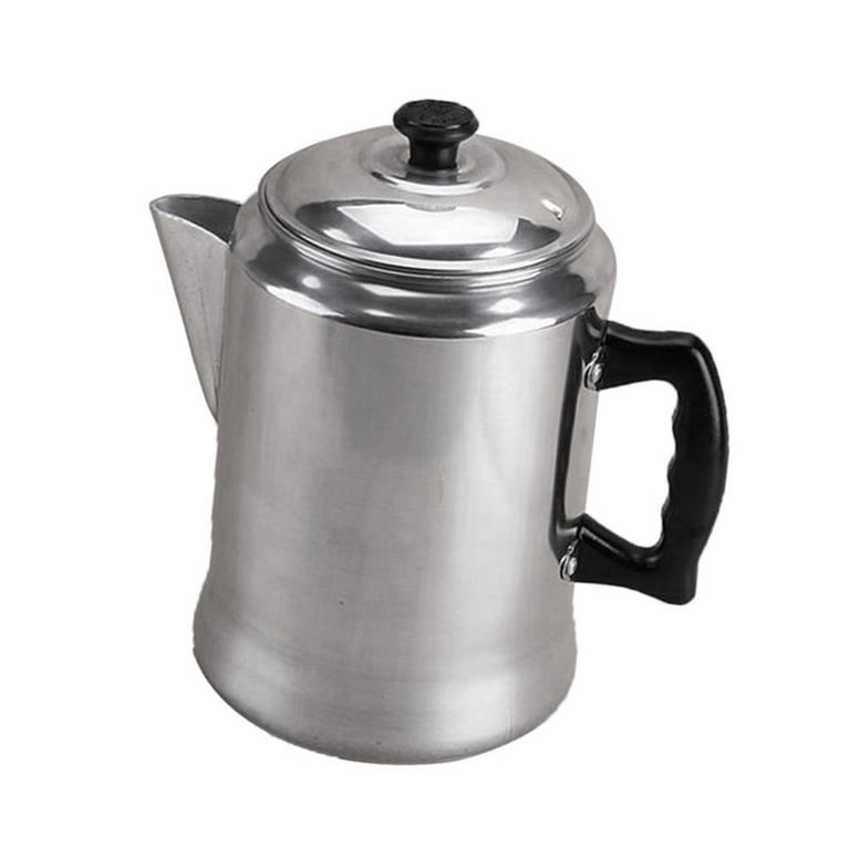 Coffee Maker Pot Stainless Steel Stovetop Percolator Espresso Tea Water  Classic Cafe Kettle Camping Electric Capable