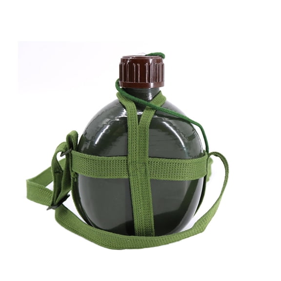 Large Water Bottle 3L 101oz, Aluminum Leak Proof Jug with Shoulder Strap for Hiking Camping Outdoor Sports