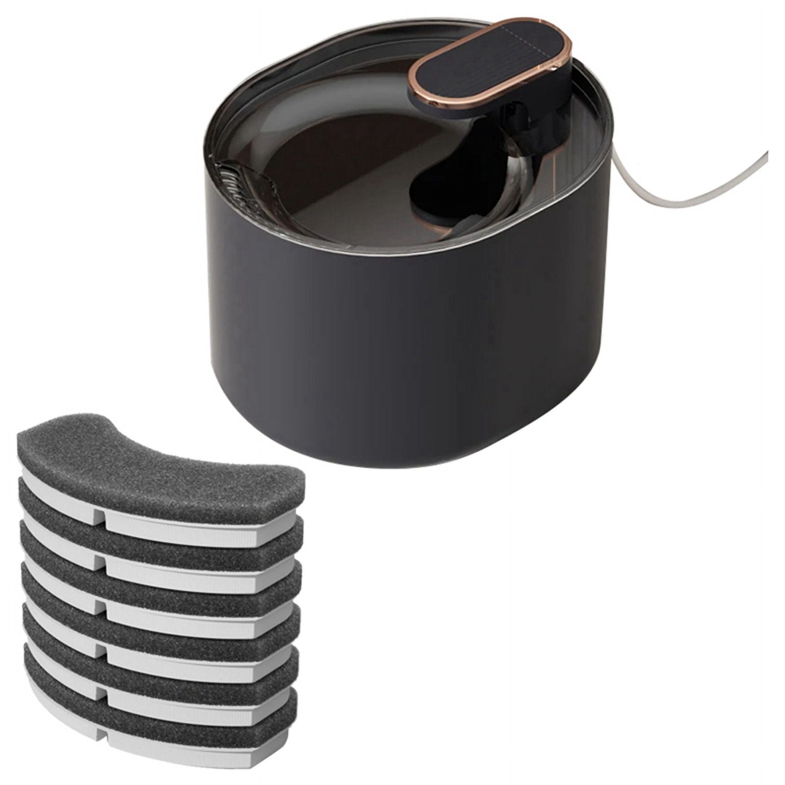 Cat Water Fountain for Drinking, 3.2L 4000mAh Rechargeable Pet Water
