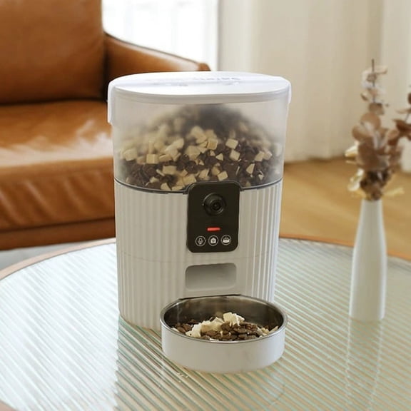 3L Automatic Pet Feeder Support WiFi Video Dog and Cat Feeding Bowl Combination Food Storage Bucket