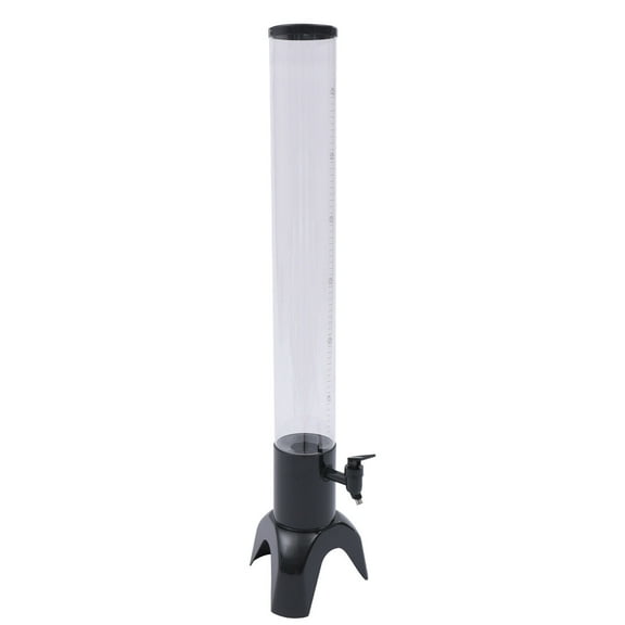 3L Beer Drink Tower Dispenser Clear Liquor Tower Dispenser Removable Ice Tube