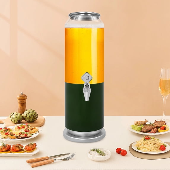 3L Beverage Dispenser, Wine Dispenser Wine Dispenser Non-Slip-EVA, Faucet Switch