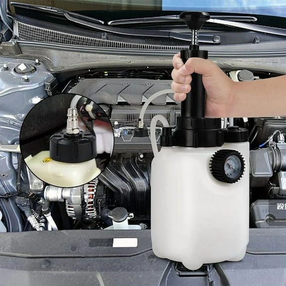 3L Car Brake Fluid Bottle Pressure Bleeding Changer Vacuum Pump Manual Car Brake Bleeder Kit with 1L Oil Bottle Fluid