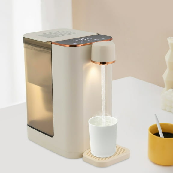 3L Countertop Instant Water Dispenser, 1600W &Filter with 3s Quick Heating and 5 Variable Presets Temperatures,Child Locks & Night Lights, for Home, Office, Coffee Shops