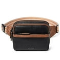 thumbnail image 1 of 3L Fanny Pack for Women - Small Everywhere Crossbody Bag, Faux Leather Waist Packs Sling Chest Travel Purse, Waterproof Lightweight, 1 of 8